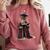 Cute Mouse Reading Book Graduation Comfort Colors Sweatshirt Orchid