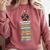 Cute Wiener Dog Dachshund Reading On Pile Of Books Comfort Colors Sweatshirt Orchid Cute Wiener Dog Dachshund Reading On Pile Of Books Comfort Colors Sweatshirt Orchid