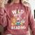 Cute Wildlife Zoo Animals For Book Reader Bookworms Comfort Colors Sweatshirt Orchid