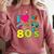 Dad I Love The 80's Retro 80s Nostalgia For Dad Comfort Colors Sweatshirt Orchid