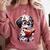 Dalmatian Reading a Book Dog Comfort Colors Sweatshirt Orchid