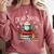 Dear Santa More Book Please Christmas Book Librarian Comfort Colors Sweatshirt Orchid