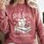 Dear Santa More Book Please Christmas Reading Book Librarian Comfort Colors Sweatshirt Orchid