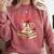 Dear Santa More Books Please Reading Book Lover Christmas Comfort Colors Sweatshirt Orchid