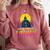 Death Gothic Support Your Local Library Lovers Book Comfort Colors Sweatshirt Orchid