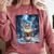 Deer Reads Book Women Girls Reindeer Comfort Colors Sweatshirt Orchid Deer Reads Book Women Girls Reindeer Comfort Colors Sweatshirt Orchid