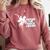 Defend Public Library Support Local Library Book Lover Comfort Colors Sweatshirt Orchid