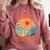 I Dig The 70s Aesthetic Nostalgia 1970's Retro 70s Party Comfort Colors Sweatshirt Orchid