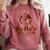 Disney Princess Belles Book Club Comfort Colors Sweatshirt Orchid