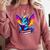 Dragon Reading a Book Bookworm Book Comfort Colors Sweatshirt Orchid