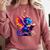 Dragon Reading a Book Bookworm Book Lover Comfort Colors Sweatshirt Orchid