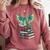 Dragon Reading Books Fantasy Lovers Mythical Creatures Comfort Colors Sweatshirt Orchid