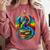 Dragon Reading Colorful Fantasy Book Lover Comfort Colors Sweatshirt Orchid