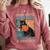 Drink Coffee Read Books Dismantle Systems Of Oppression Cat Comfort Colors Sweatshirt Orchid