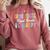 Drink Coffee Read Books Be Happy Caffeine Lover Comfort Colors Sweatshirt Orchid