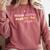 Drink Coffee Read Books Pet Dog Quote Men Women Comfort Colors Sweatshirt Orchid