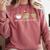 Drink Matcha Read Books Be Happy Book Lover Matcha Tea Lover Comfort Colors Sweatshirt Orchid