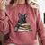 Dutch Shepherd Books Reading Dog Breed Graphic Comfort Colors Sweatshirt Orchid