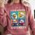 Eagle Love Reading And Eagles Child Book Lover Comfort Colors Sweatshirt Orchid