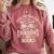 Easily Distracted By Books & Dragons Bookworm Reading Comfort Colors Sweatshirt Orchid