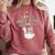 Easily Distracted By Books Silly-Goose Bookish Library Read Comfort Colors Sweatshirt Orchid