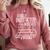 Easily Distracted By Cats And Books Reading Cat Comfort Colors Sweatshirt Orchid