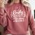 Easily Distracted By Chickens And Books Farm Comfort Colors Sweatshirt Orchid