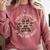 Easily Distracted By Dogs And Books Comfort Colors Sweatshirt Orchid