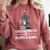 Easily Distracted By Plants & Books Plant Book Lover Comfort Colors Sweatshirt Orchid