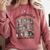 Easily Distracted By Plants Cats & Books Planting Gardening Comfort Colors Sweatshirt Orchid