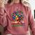 Education Freedom Teacher Books Black History Month Comfort Colors Sweatshirt Orchid