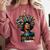Education Is Freedom History Month Teacher Books Afro For Men Women Comfort Colors Sweatshirt Orchid