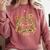Elder Emo Club Skeleton Hands Heart Nostalgia Comfort Colors Sweatshirt Orchid