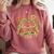Elder Emo Club Skeleton Hands Heart Nostalgia Comfort Colors Sweatshirt Orchid