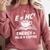 EMC2 Energy Milk x Coffee Science Book Math Lover Comfort Colors Sweatshirt Orchid