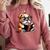English Bulldog Reading a Book Dog For Men Women Girls Kids Comfort Colors Sweatshirt Orchid