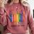Equality Hurts No One LGBTQ Pride Books And Flowers Comfort Colors Sweatshirt Orchid