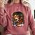Fantasy Dragon Reading Book Lover Comfort Colors Sweatshirt Orchid