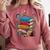 Fantasy Drama Tragedy Books Subtle Reader Librarian Flower Comfort Colors Sweatshirt Orchid