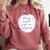 All My Favorite People Are Imaginary Book Lover Idea Comfort Colors Sweatshirt Orchid