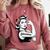 Female Librarian Rosie Riveter Book Guardian Woman Comfort Colors Sweatshirt Orchid