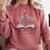 Floral Book A New Chapter Begins Retired 2026 Retirement Comfort Colors Sweatshirt Orchid