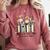 Floral Book There's No Such Thing As Too Many Book Lover Comfort Colors Sweatshirt Orchid