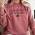 Very Fond Of Walking Book Lover Mom Walking Bookish Comfort Colors Sweatshirt Orchid