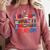 Freadom To Read Book Lover Reading Freedom Comfort Colors Sweatshirt Orchid