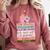 With Freedom Flowers Books And The Moon Comfort Colors Sweatshirt Orchid