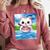 Frutiger Aero Aesthetic Tech Kawaii Ramen Cat Fishes Comfort Colors Sweatshirt Orchid