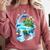 Frutiger Aero Comfort Colors Sweatshirt Orchid