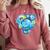Frutiger Aero Metro Abstract Maximalism 2000s Nostalgia Comfort Colors Sweatshirt Orchid