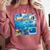 Frutiger Aero Retro Vibes Y2K Retro Grunge Comfort Colors Sweatshirt Orchid